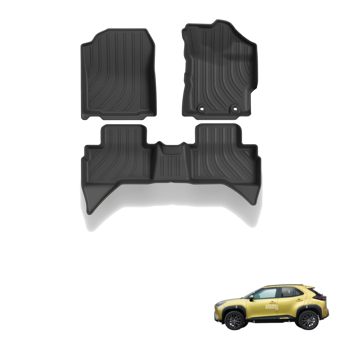 Toyota Yaris Cross 2025+ All-Weather Floor Mats & Boot Liner
