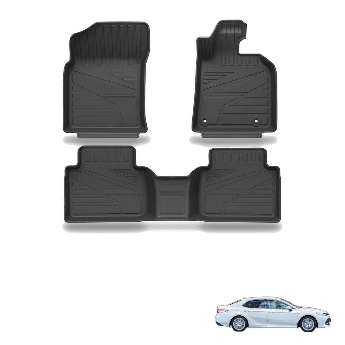 Toyota Camry (XV70) 2019-2024 All-Weather Floor Mats & Boot Liner