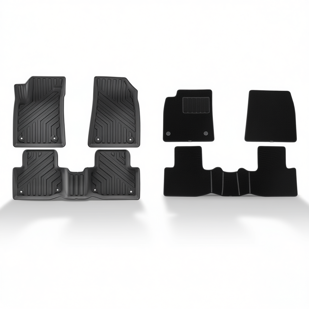 MG MG5 2025+ All-Weather Floor Mats & Boot Liner – Floor Mats (3pcs) + Carpet Overlay