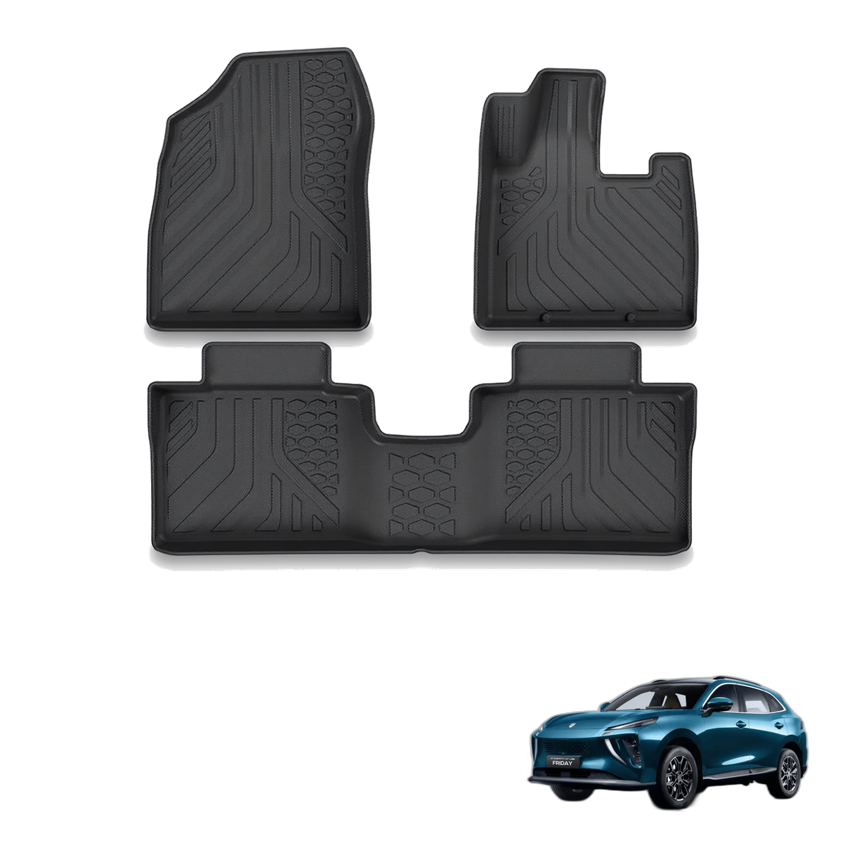 Dongfeng Forthing Friday EV 2026+ All-Weather Floor Mats & Boot Liner
