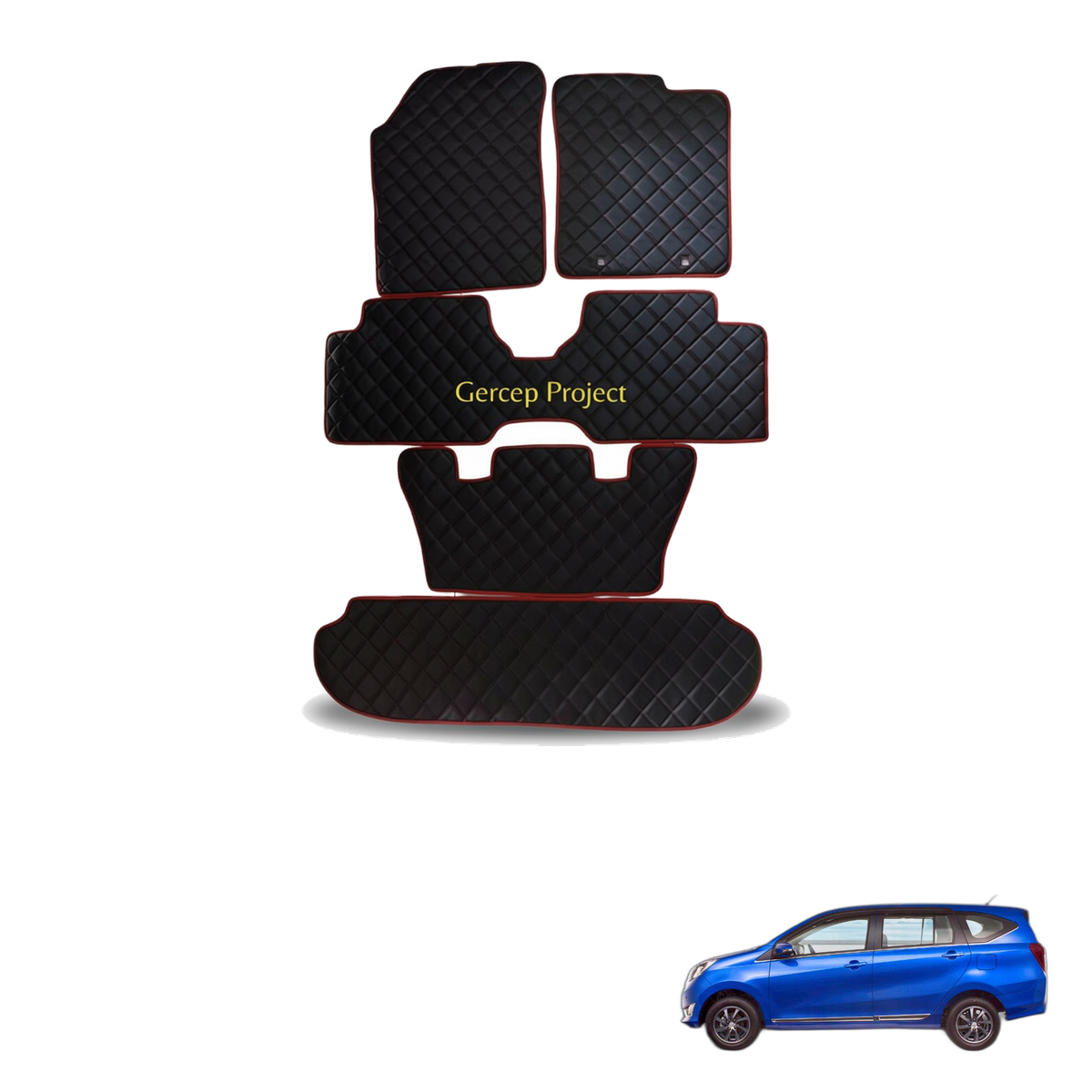 Daihatsu Sigra All-Weather Floor Mats & Boot Liner & Seat Back Protectors