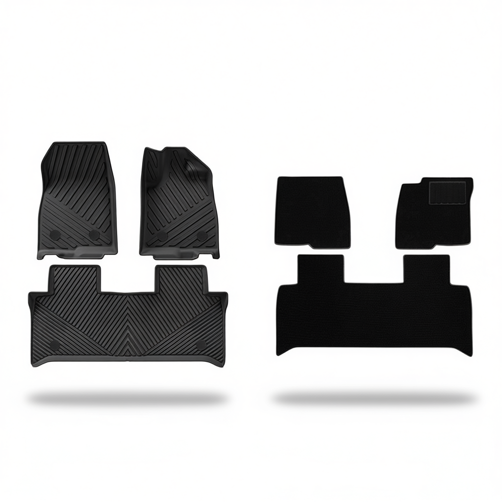 Aion Y Plus 2023+ All-Weather Floor Mats – Floor Mats (3pcs) + Carpet Overlay