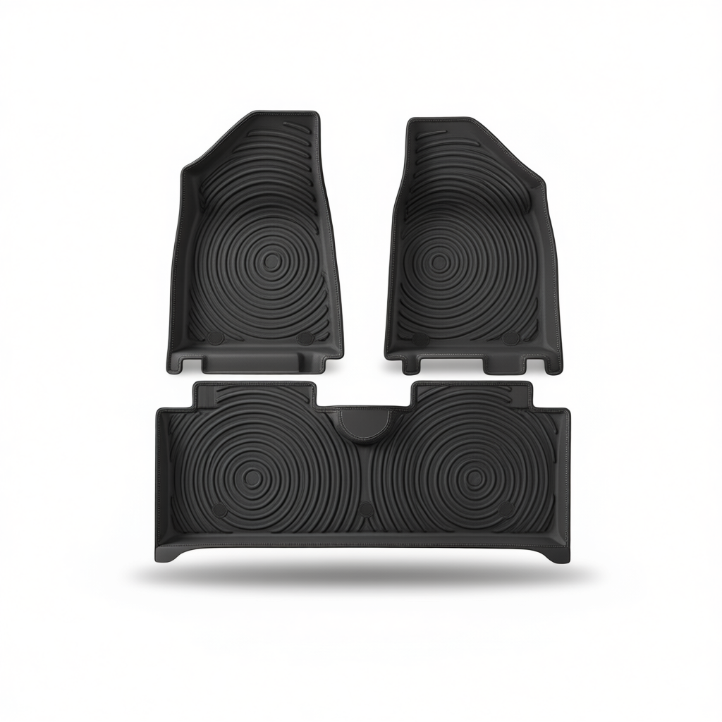 BYD Dolphin 2021+ All-Weather Floor Mats – Floor Mats (6pcs) + Carpet Overlay