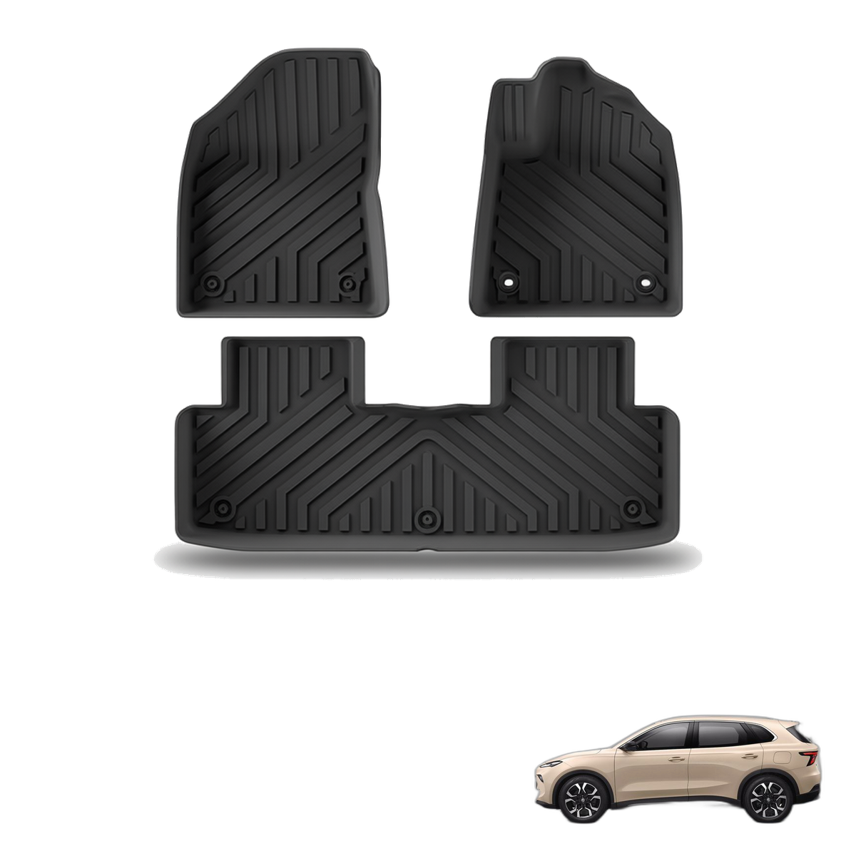 MG ES5 / S5 EV 2025+ All-Weather Floor Mats & Boot Liner