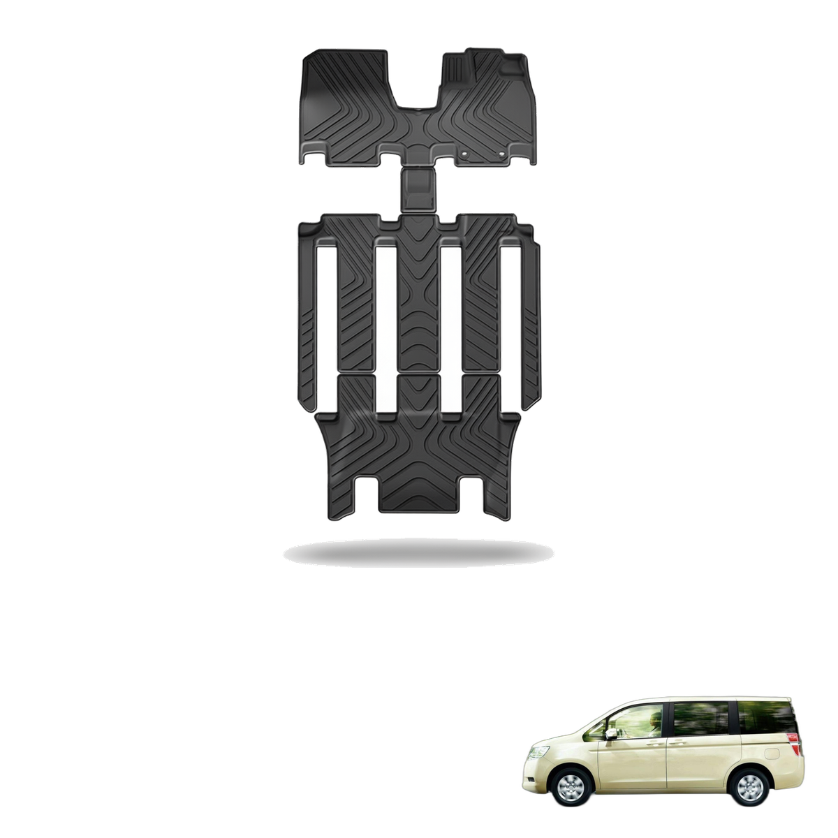 Honda Step WGN 2015-2022 All-Weather Floor Mats & Boot Liner