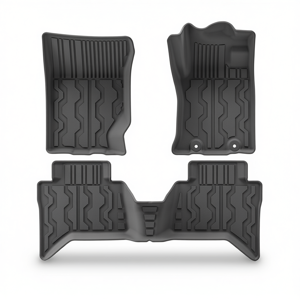 Mitsubishi Triton 2024-2025 All-Weather Floor Mats & Tub Mat – Floor Mats (3pcs)