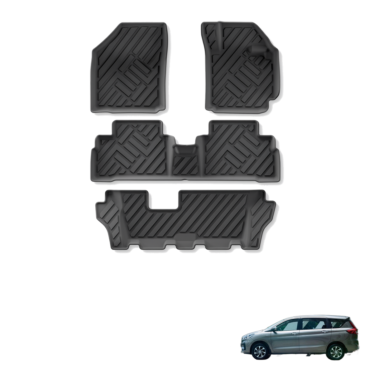Suzuki Ertiga / XL7 2025+ All-Weather Floor Mats & Boot Liner
