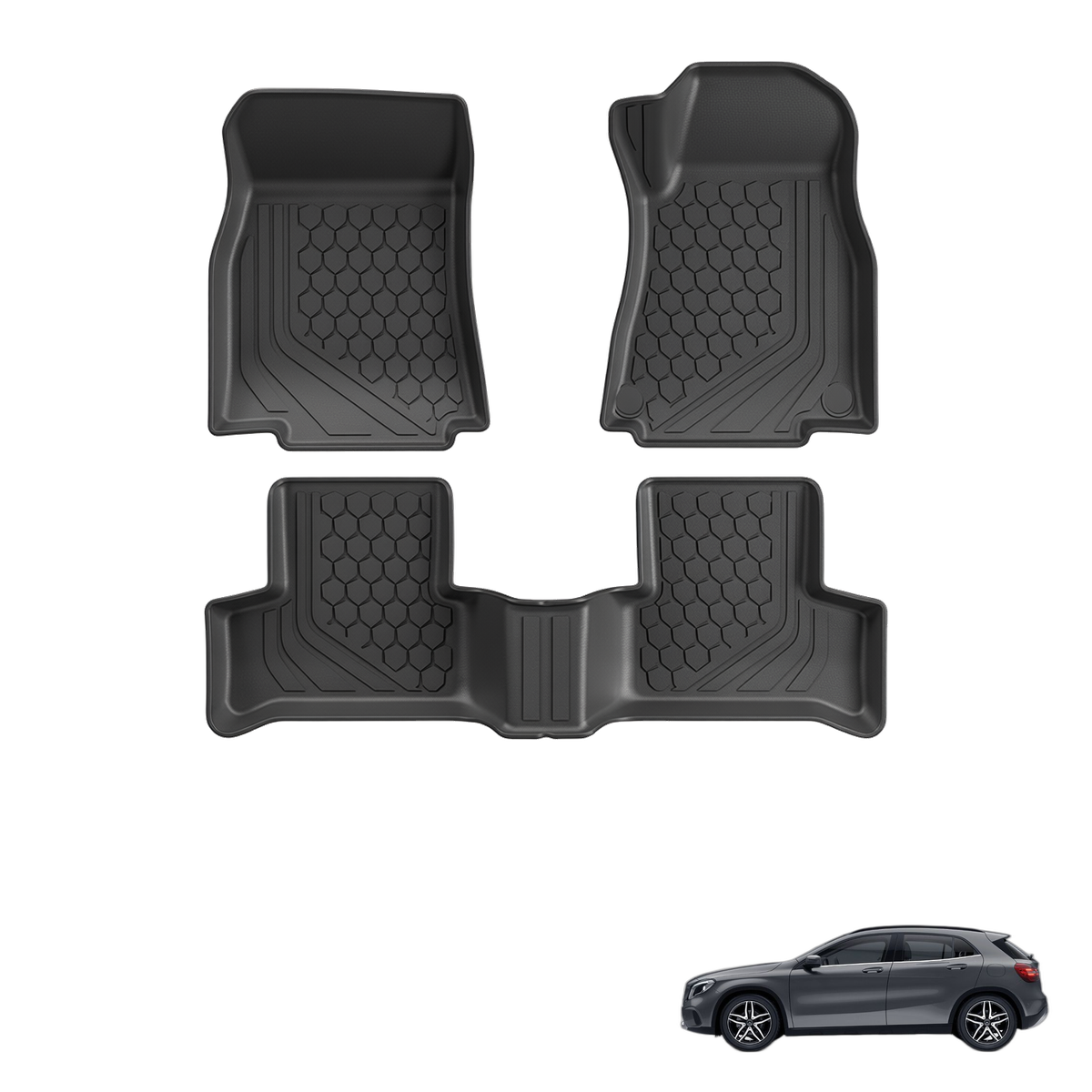 Mercedes-Benz GLA 2025+ All-Weather Floor Mats & Boot Liner