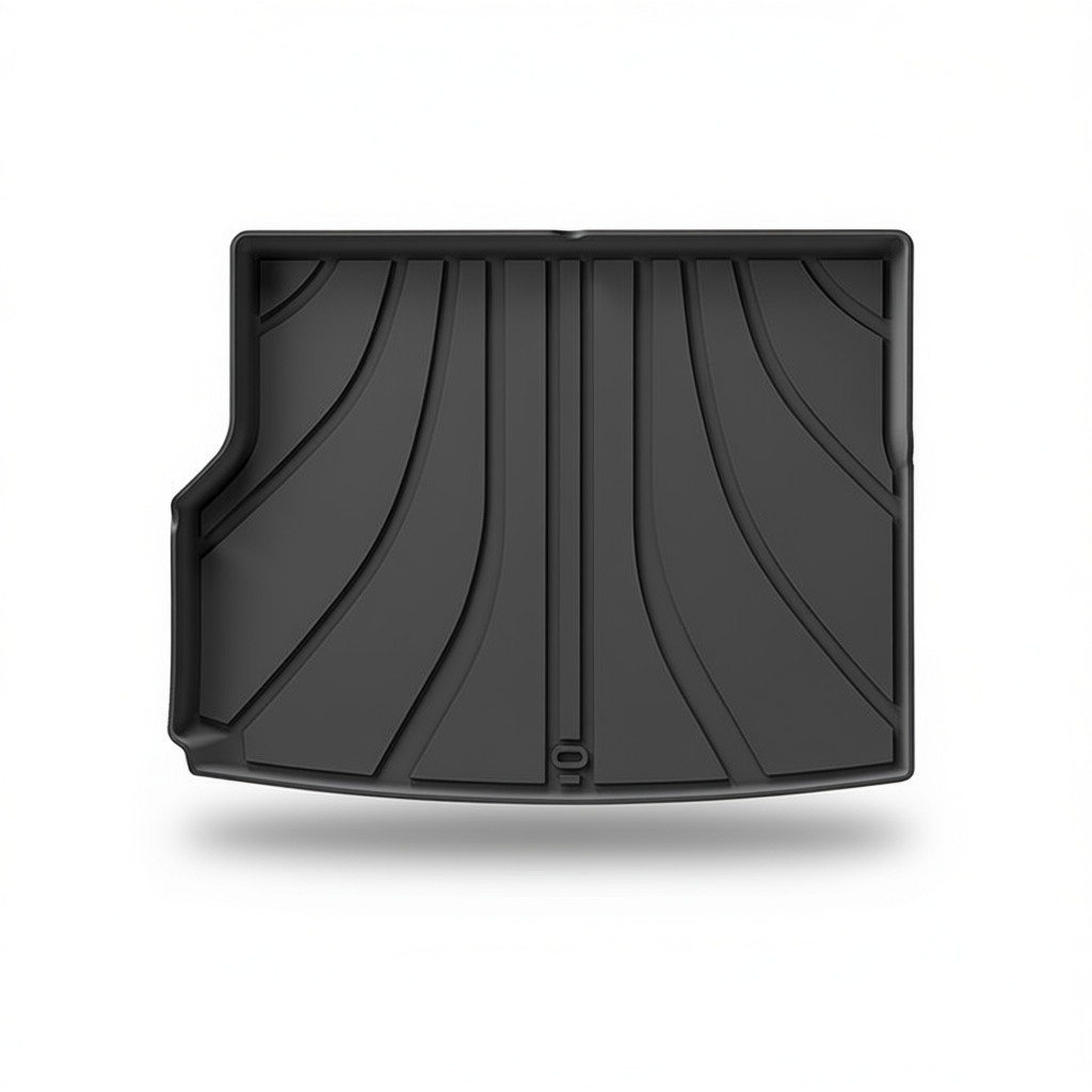 Geely EX5 Galaxy E5 moulded boot liner in black litchi grain finish