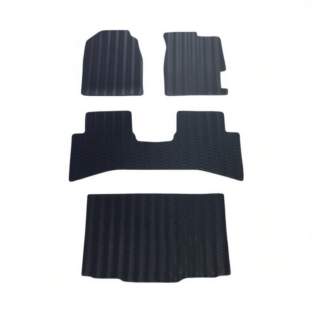Honda Brio All-Weather Floor Mats & Boot Liner & Seat Back Protectors – Floor Mats (3pcs)