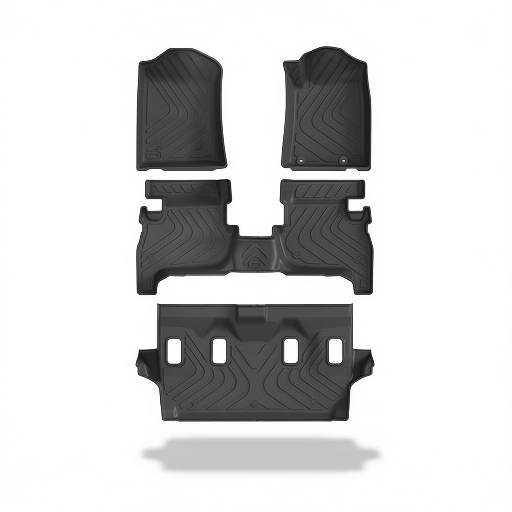 Perodua Aruz 2019-2025 All-Weather Floor Mats & Boot Liner – Floor Mats (4pcs)