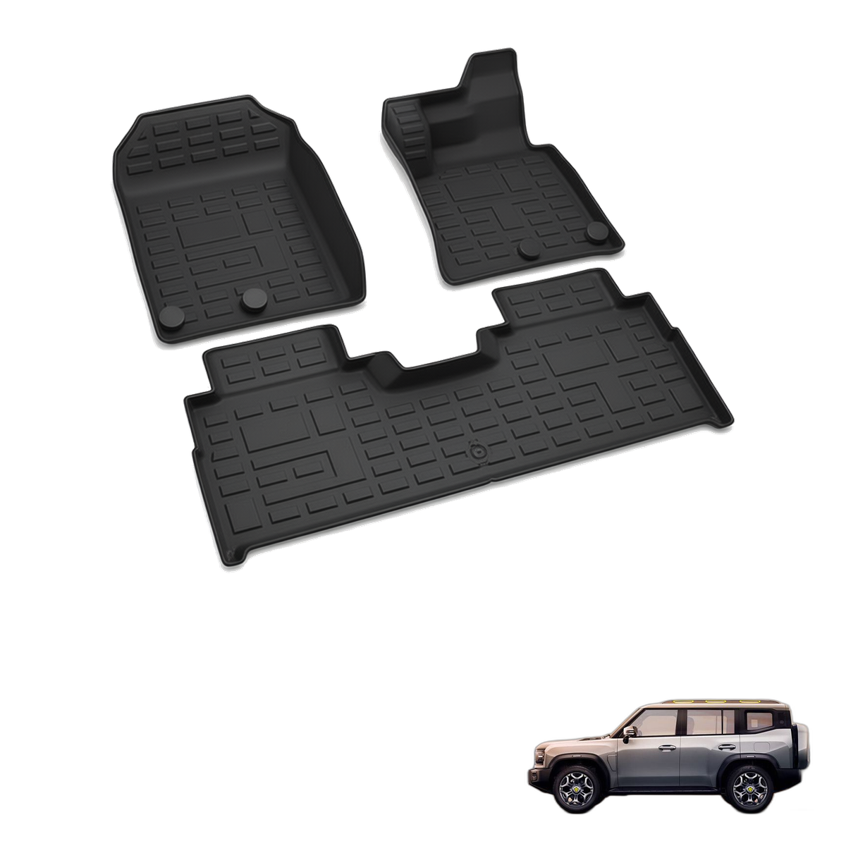Jetour T2 2025+ All-Weather Floor Mats