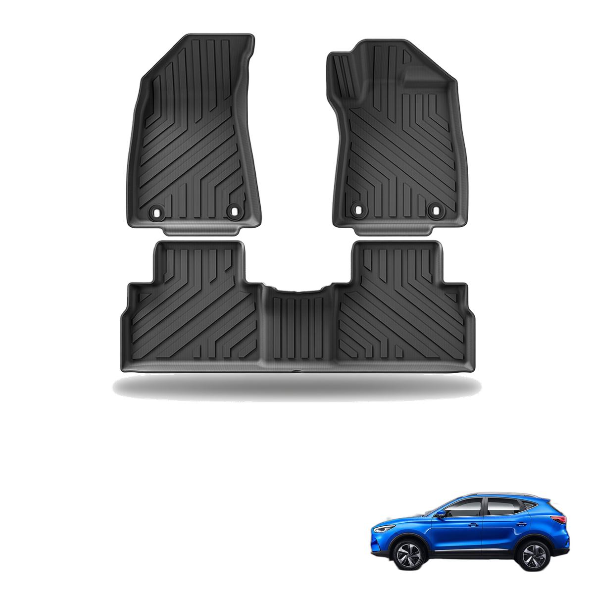 MG ZS 2023-2024 All-Weather Floor Mats & Boot Liner & Seat Back Protectors