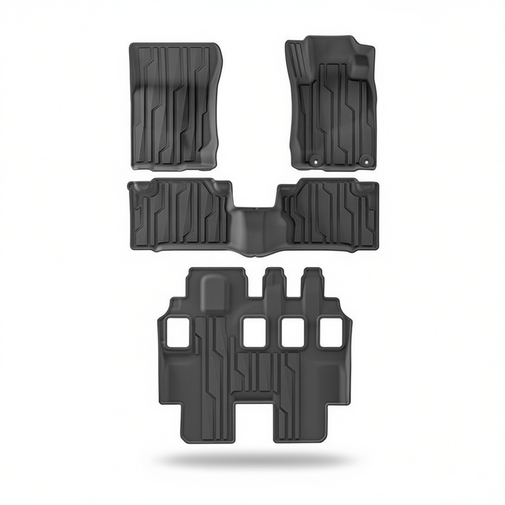 Mitsubishi Pajero Sport 2015-2024 All-Weather Floor Mats & Boot Liner – Floor Mats (4pcs)