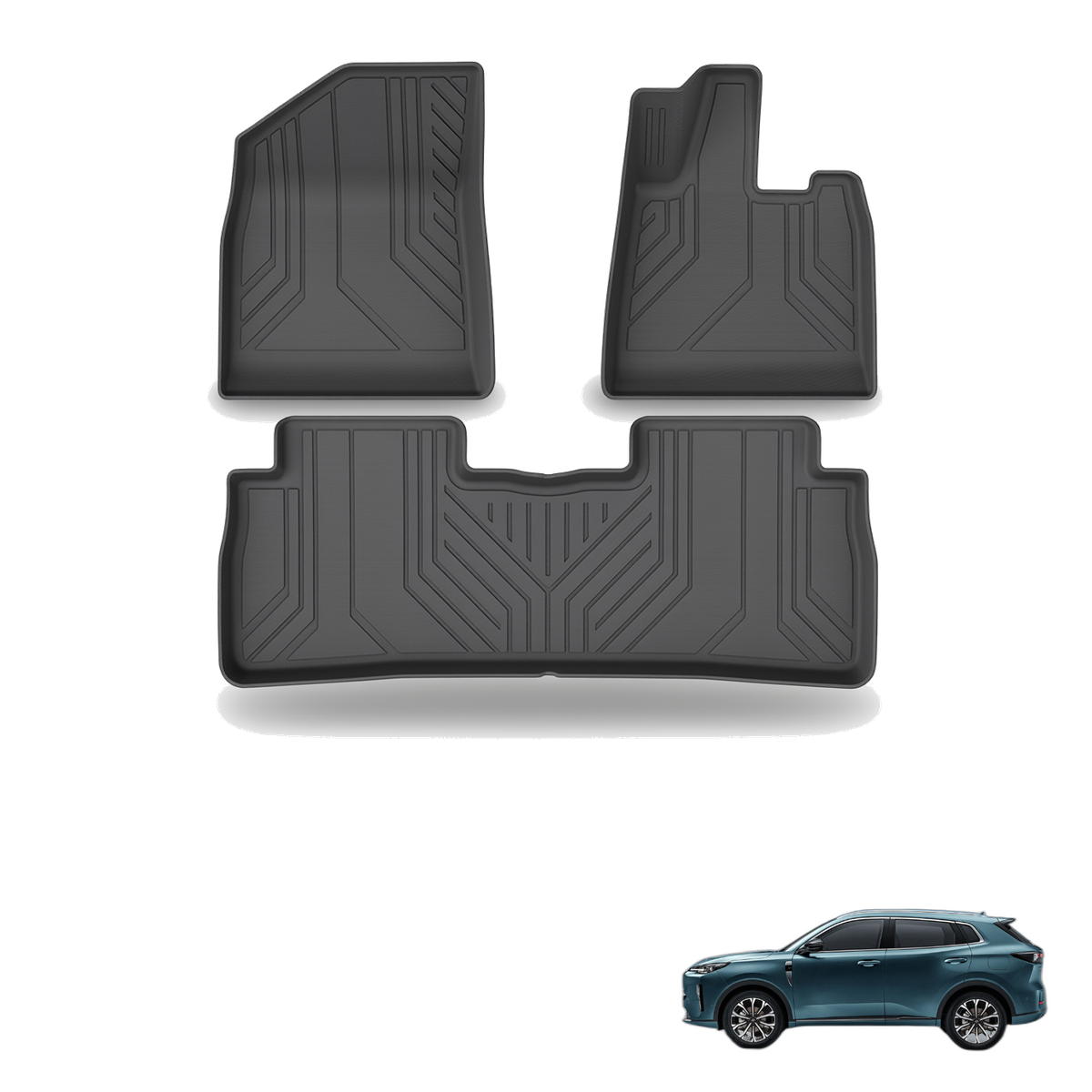 Changan Nevo Q05 2026+ All-Weather Floor Mats & Boot Liner