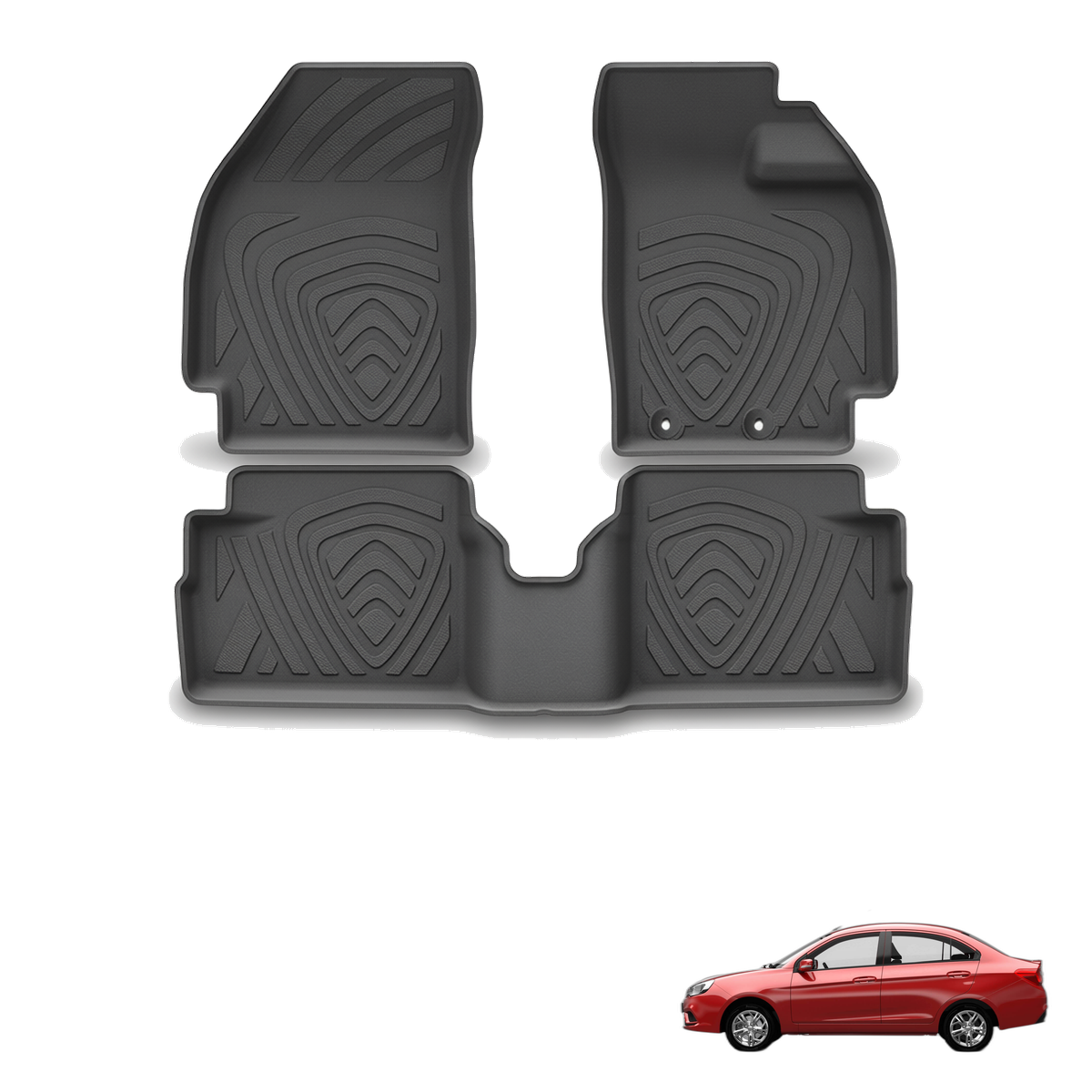 Proton Saga 2016-2025 All-Weather Floor Mats & Boot Liner