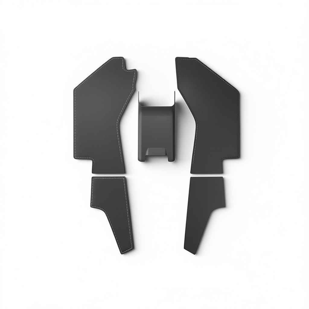 Tesla Model Y 2025+ All-Weather Floor Mats & Boot Liner & Anti-Kick Mats – Anti-Kick Mats RHD [W250007333]