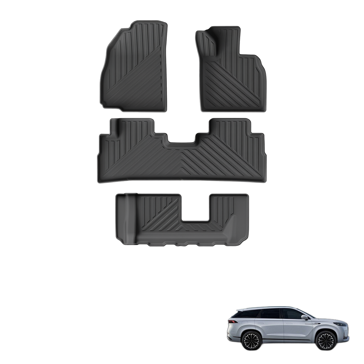 Jaecoo J8 2025+ All-Weather Floor Mats & Boot Liner