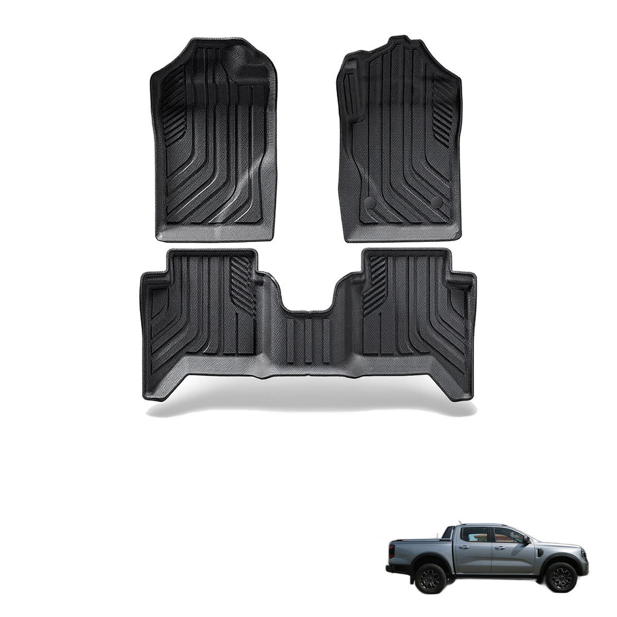 Ford Ranger 2023-2024 All-Weather Floor Mats