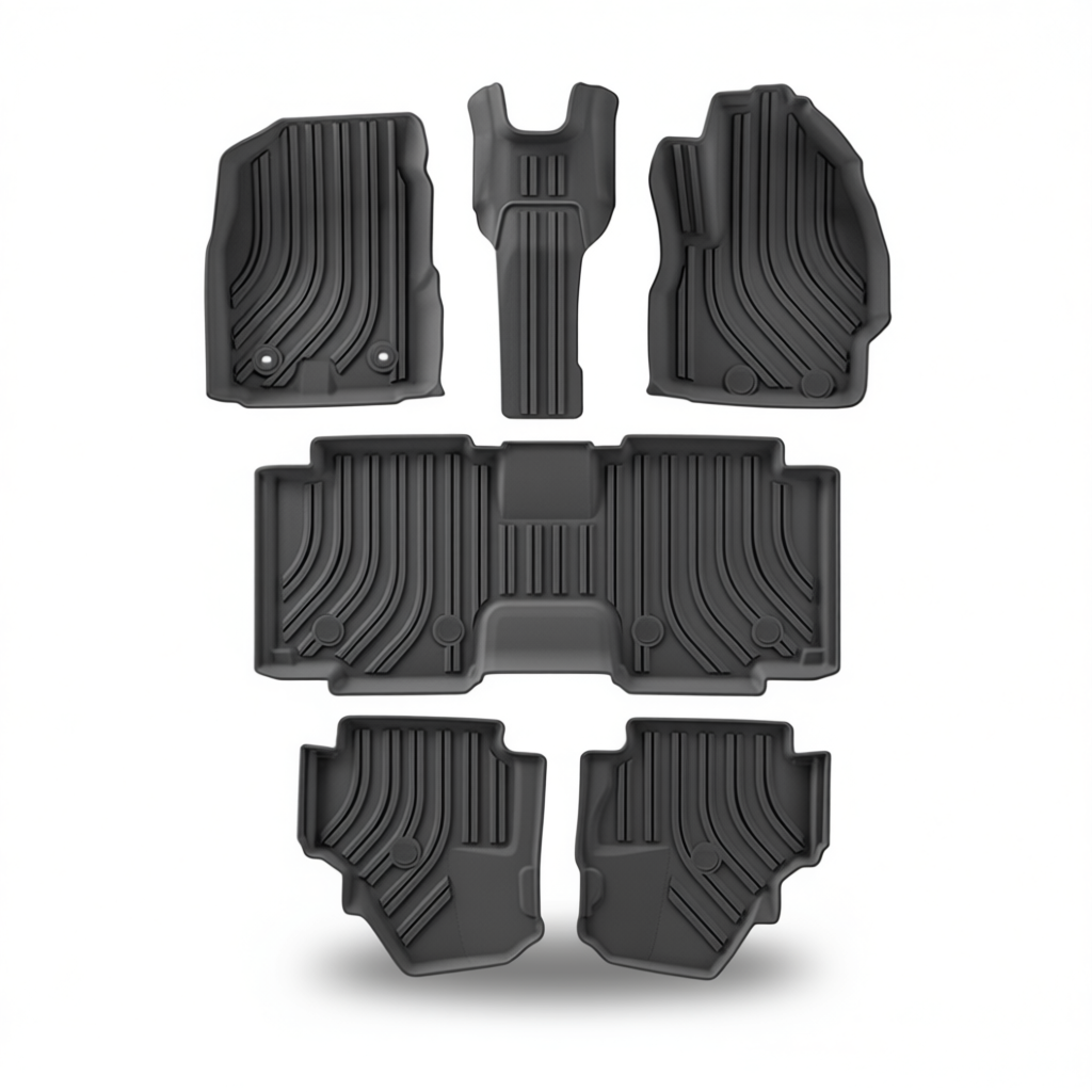 Toyota Sienta (MXP10) 2022-2024 All-Weather Floor Mats & Boot Liner – Floor Mats (6pcs)