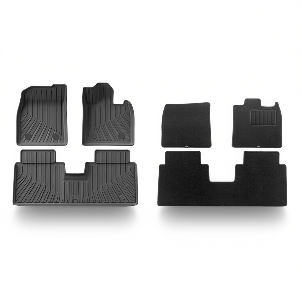 Deepal SL03 2021-2023 All-Weather Floor Mats – Floor Mats (6pcs) + Carpet Overlay