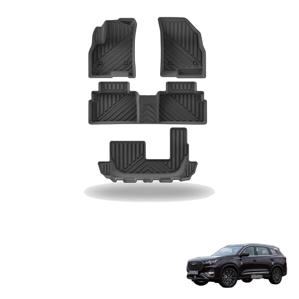 Chery Tiggo 8 Plus 2024+ All-Weather Floor Mats & Boot Liner
