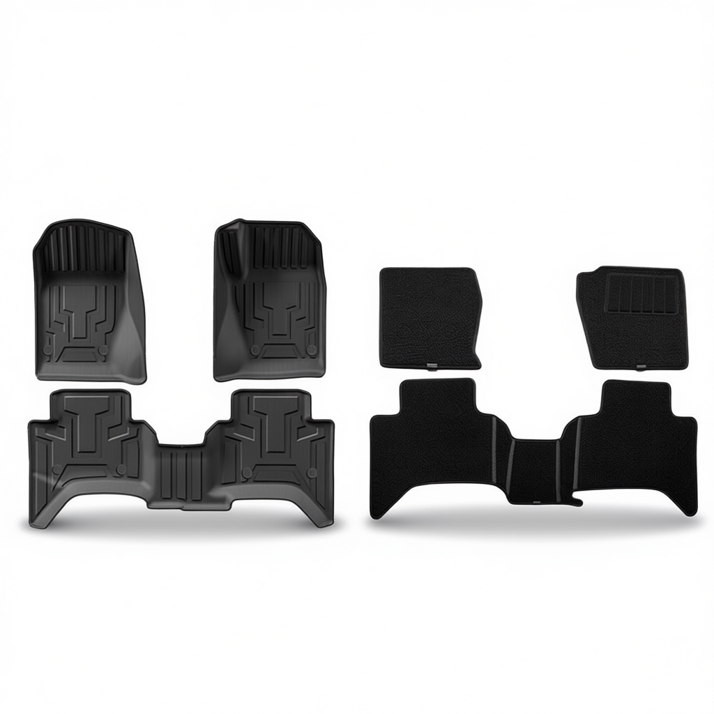 GWM Haval/Tank Tank 300 2024+ All-Weather Floor Mats – Floor Mats (3pcs) + Carpet Overlay