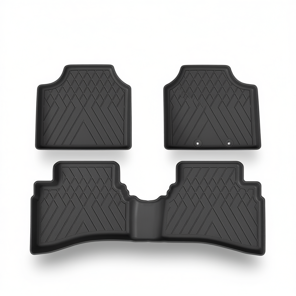 Honda Brio 2025+ All-Weather Floor Mats & Boot Liner – Floor Mats (3pcs)