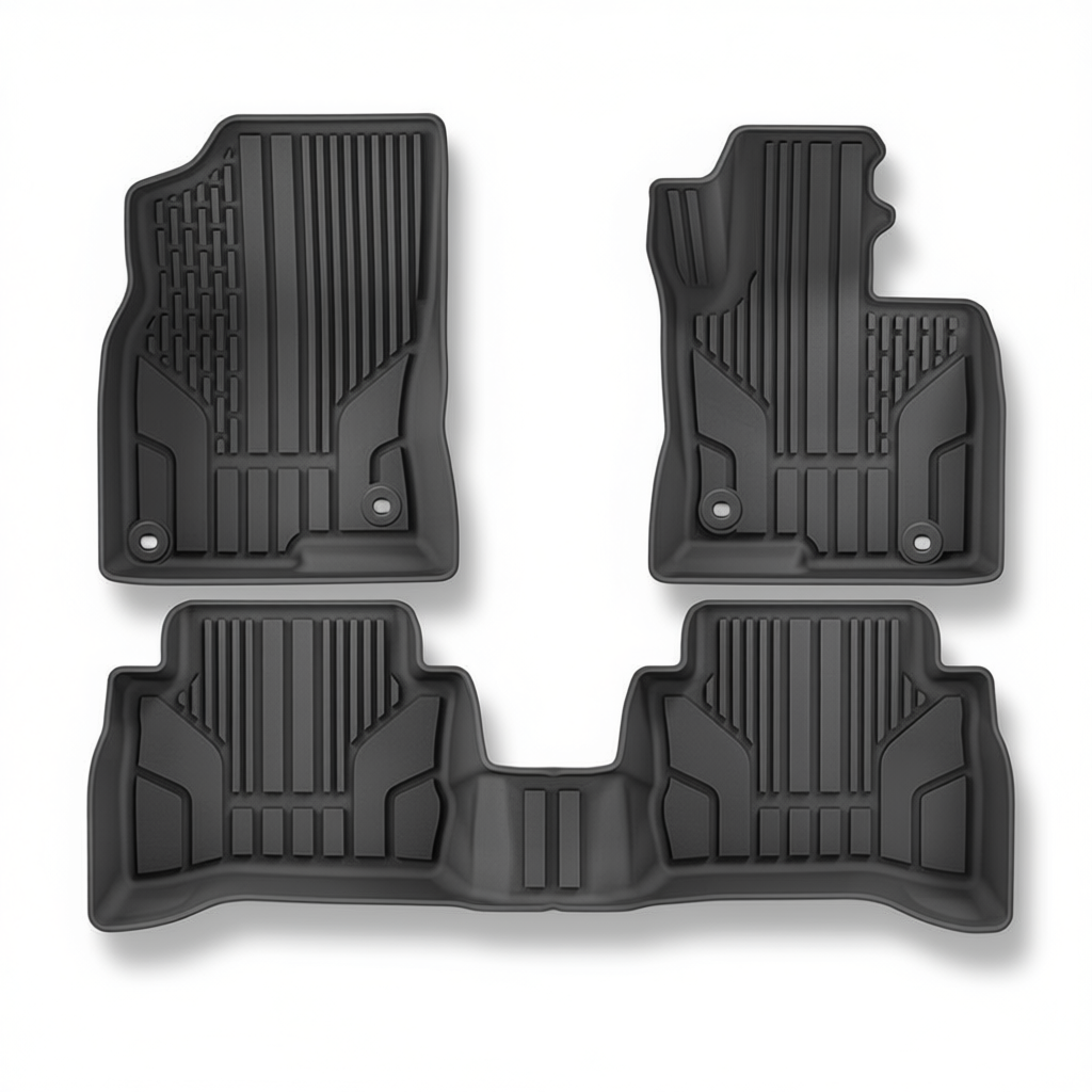 Mazda CX-5 2017-2024 All-Weather Floor Mats & Boot Liner & Seat Back Protectors – Floor Mats (3pcs)