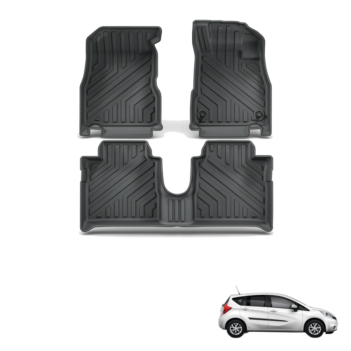 Nissan Note (E12) 2012-2019 All-Weather Floor Mats & Boot Liner
