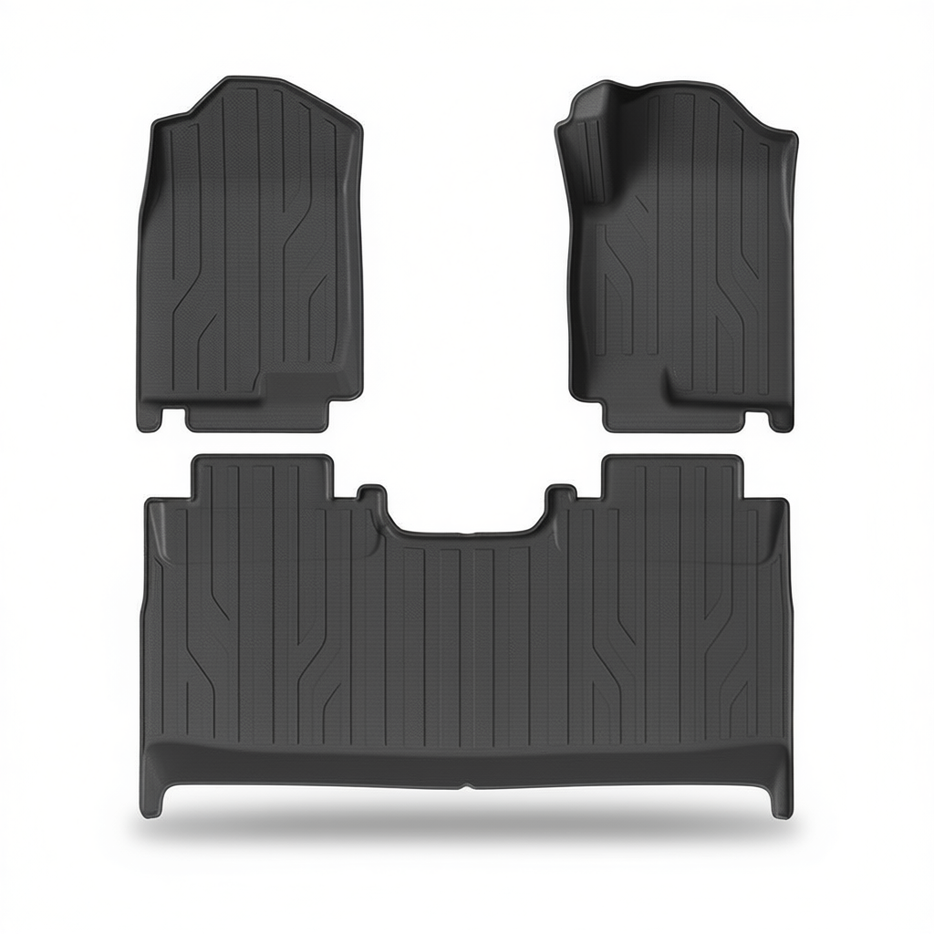 Foton Tunland V9 (Mars) 2026+ All-Weather Floor Mats & Tub Mat – Floor Mats (3pcs)