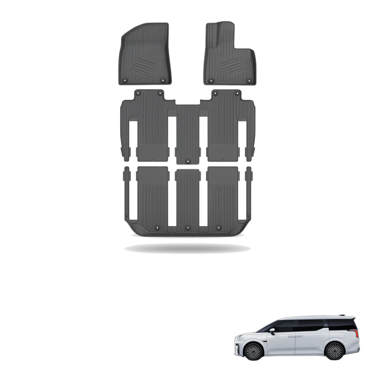 Zeekr 009 2022-2024 All-Weather Floor Mats