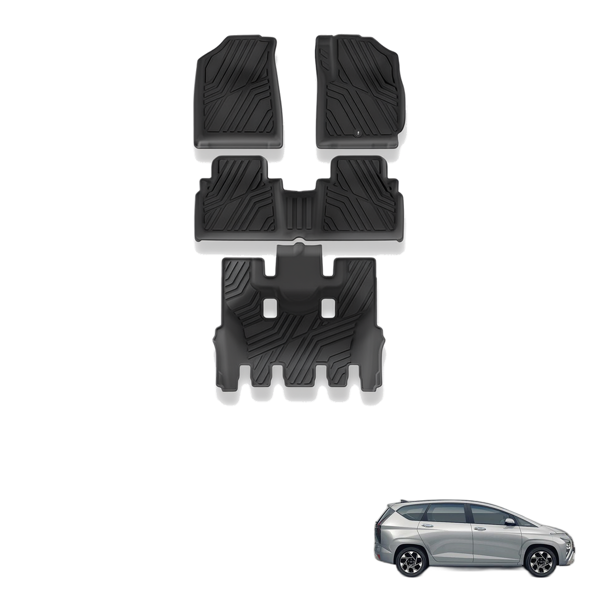 Hyundai Stargazer 2023-2025 All-Weather Floor Mats