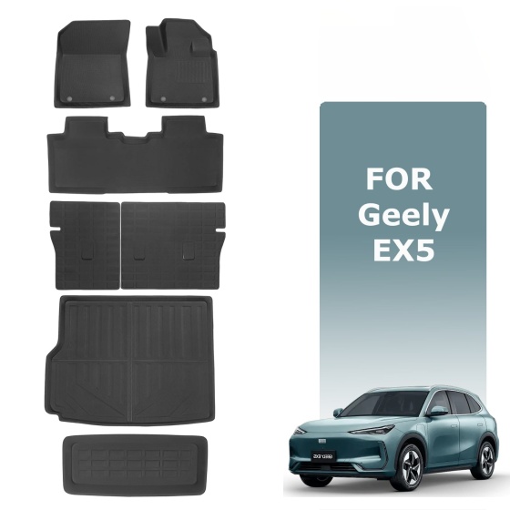 Geely EX5 per ogni stagione XPE/moquette tappetini protezione bagagliaio posteriore tappetino bagagliaio