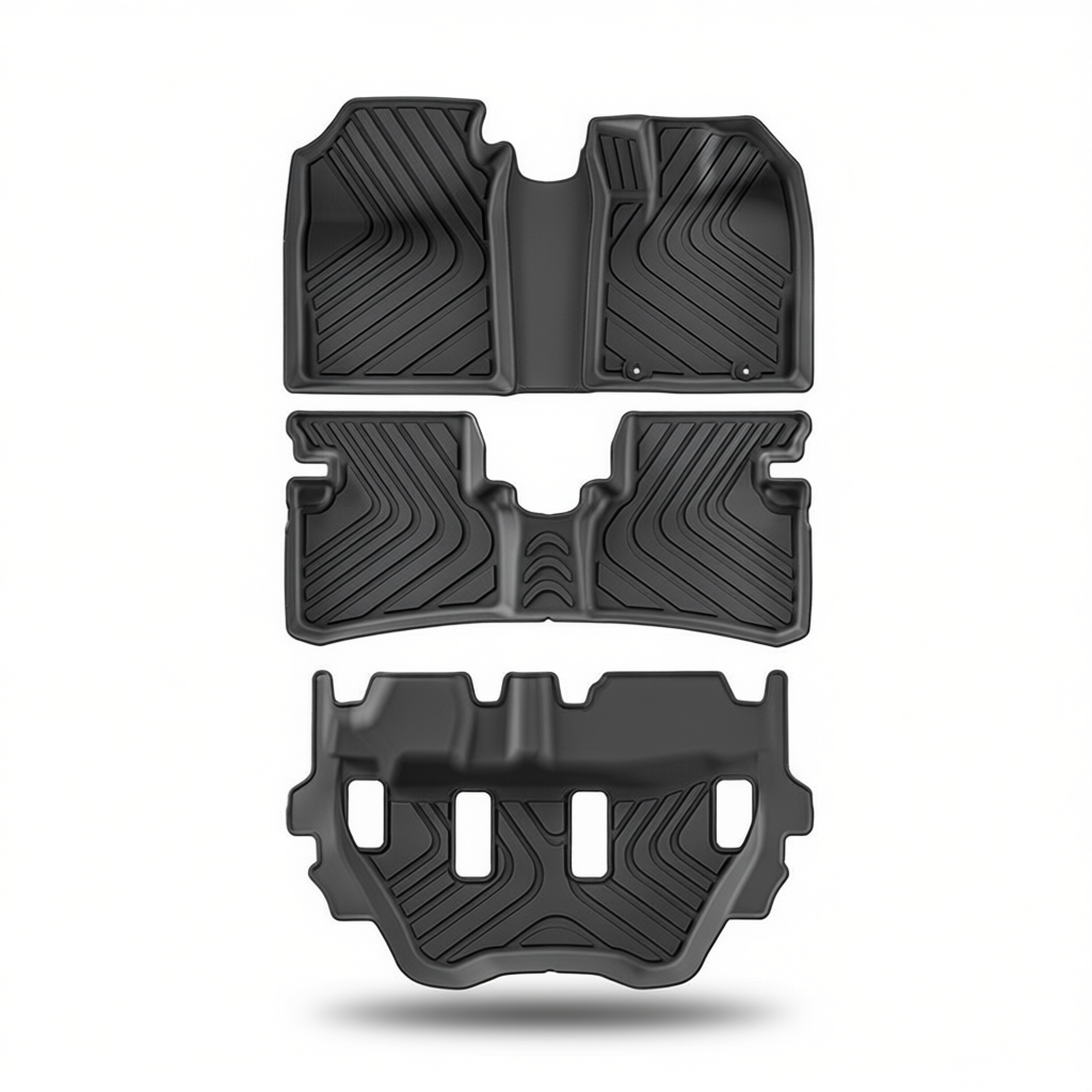 Honda BR-V 2022-2024 All-Weather Floor Mats & Boot Liner – Floor Mats (4pcs)
