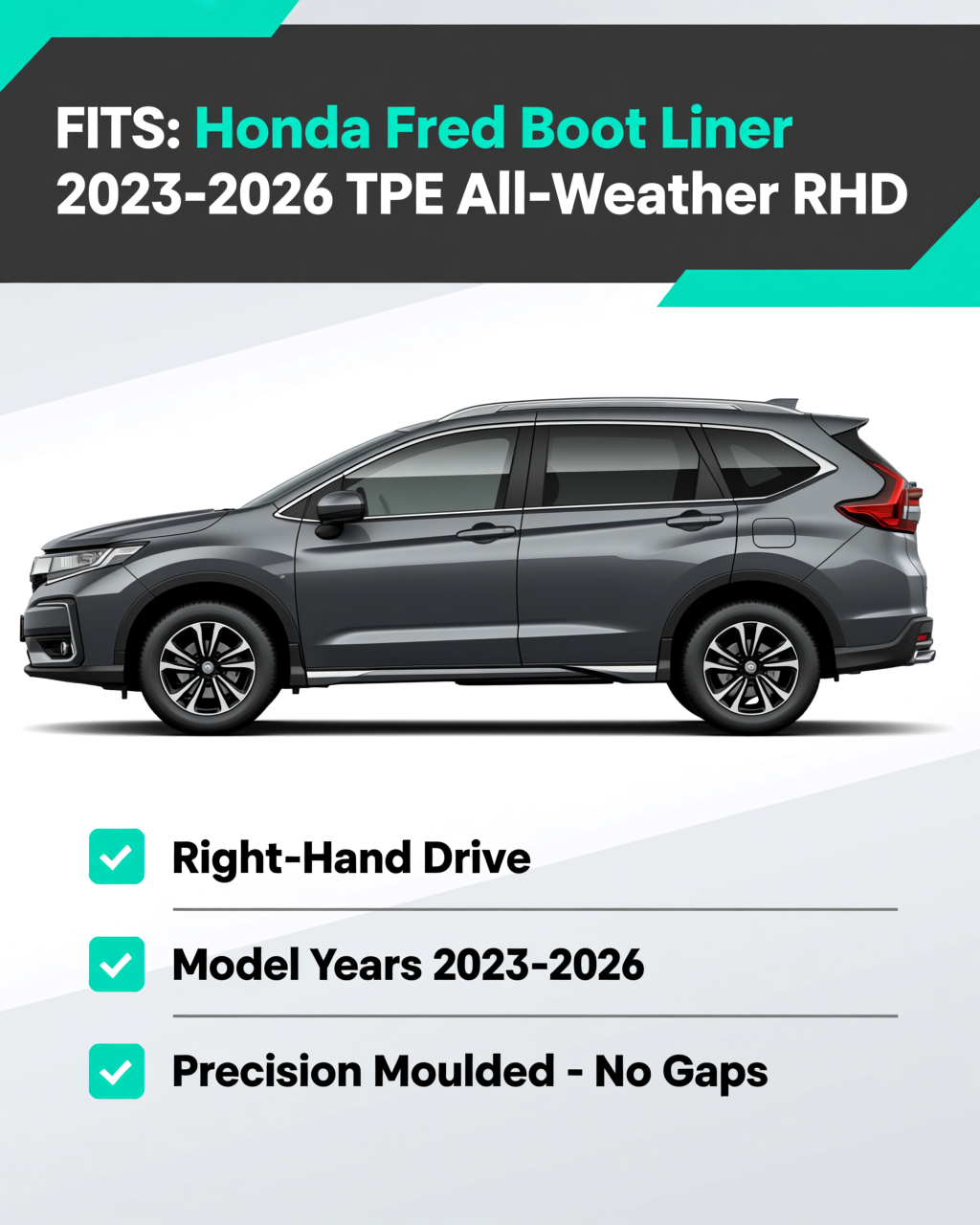 Honda Freed 2023+ Boot Liner vehicle fitment