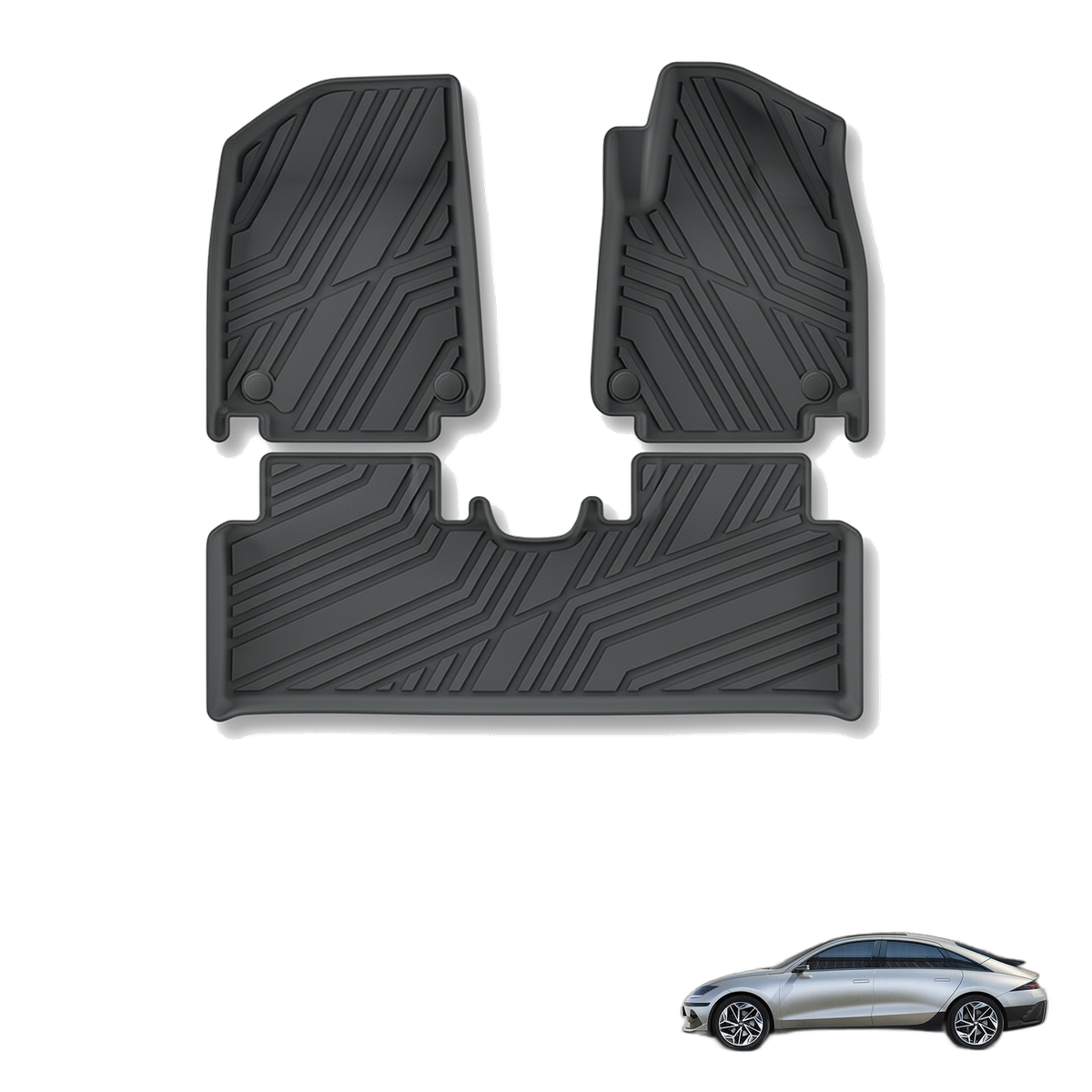 Hyundai Ioniq 6 2023-2025 All-Weather Floor Mats