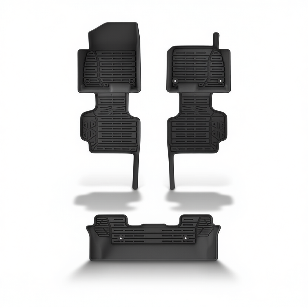 Hyundai Palisade 2026+ All-Weather Floor Mats & Boot Liner & Seat Back Protectors – Floor Mats (4pcs)