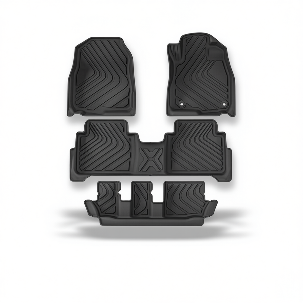 Honda CR-V 2018-2022 All-Weather Floor Mats & Boot Liner & Seat Back Protectors – Floor Mats (4pcs)