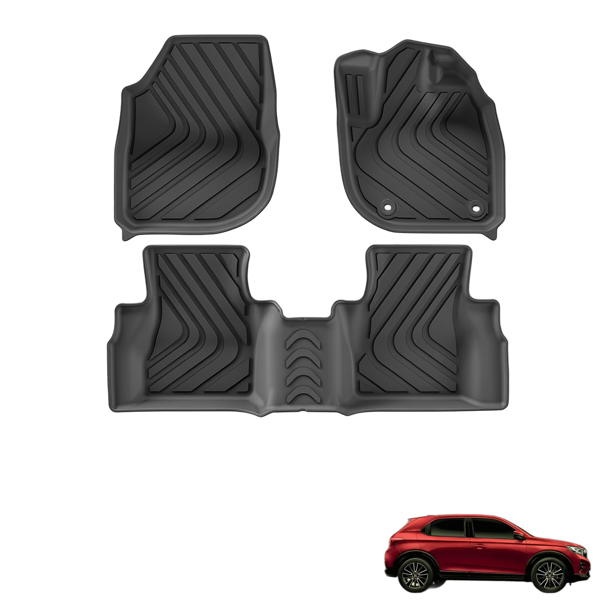 Honda WR-V 2024+ All-Weather Floor Mats & Boot Liner